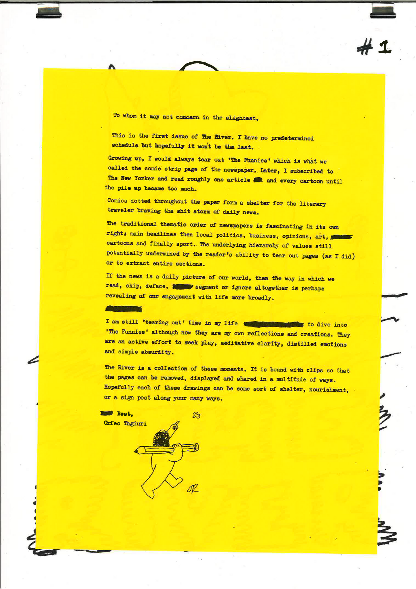 THE RIVER (Issue #001)